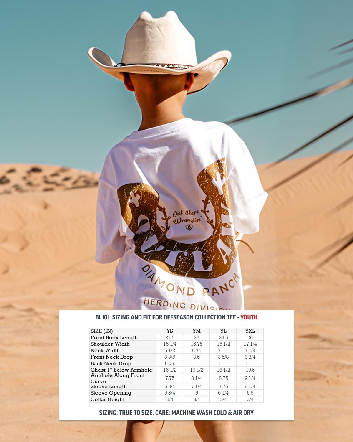 Baseball Lifestyle 101 Boy's Outlaw Wranglin T-Shirt, Short Sleeve, Crew Neck, Youth Sizes S-XL