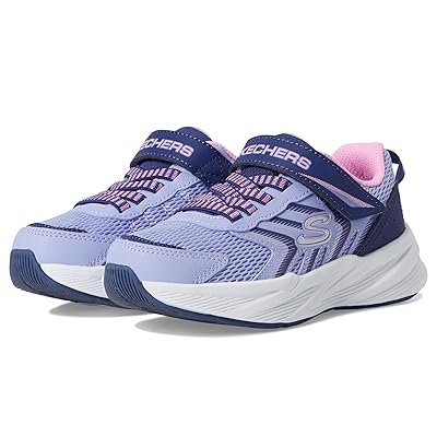 SKECHERS KIDS Microspec Tread 303642L (Little Kid/Big Kid) Girls Shoes Periwinkle/Multi