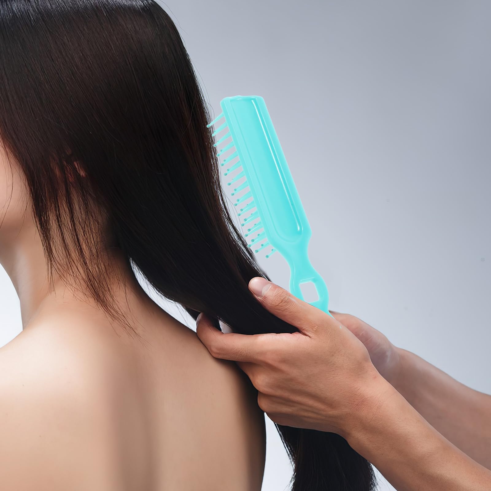 30 Stück Leichter Abs Kunststoff Haarkamm mit Massagefunktion für Frauen Kreatives Design für Voluminöses Haarstyling und Sanfte Kopfhautmassage zu Hause