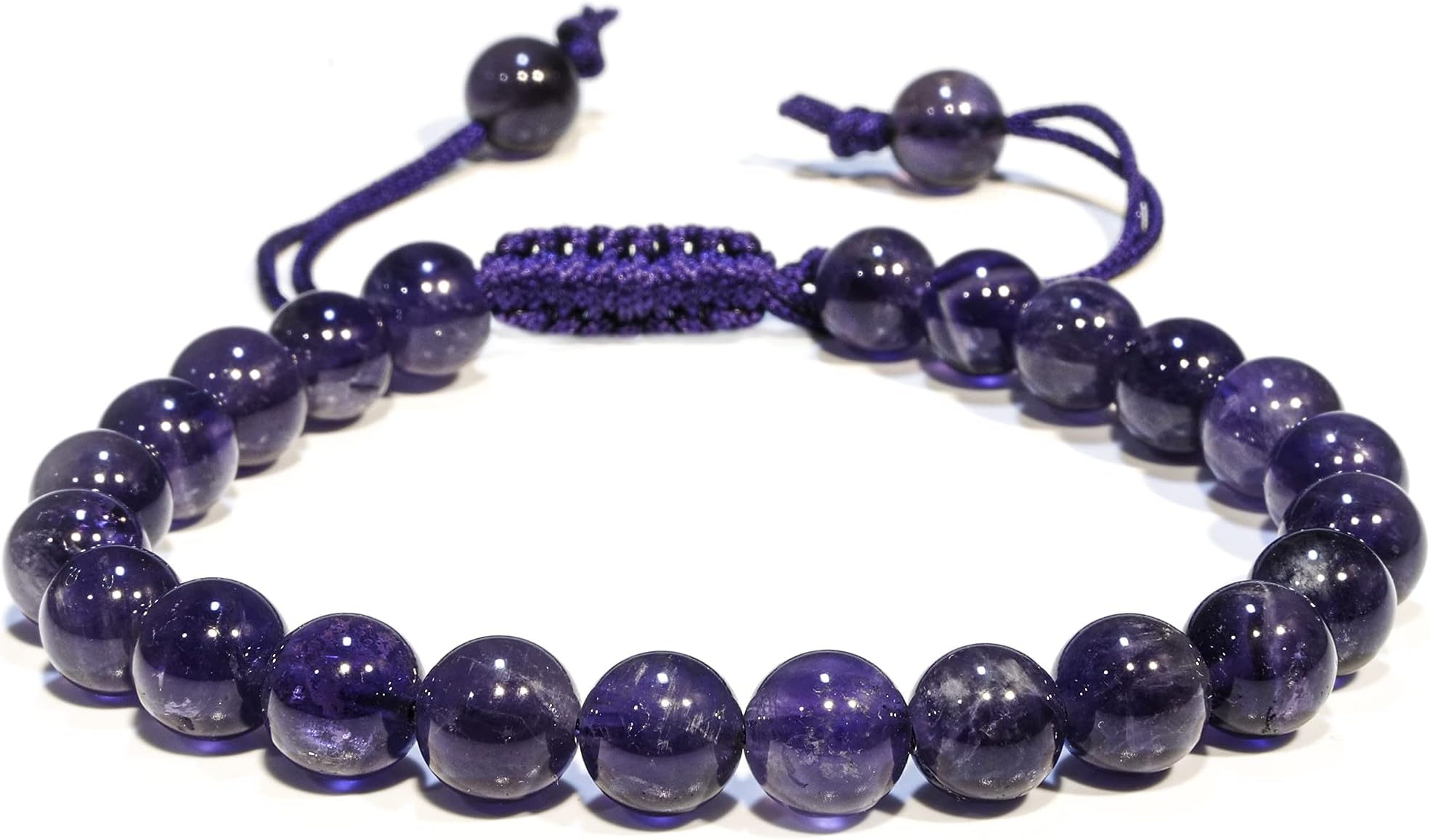 ANAYA AGATE Bracelet – Healing Crystal Bracelet for Women, Men – Chic Gemstone Bracelet for Men and Women – 8mm Round Bead Bracelets for Spiritual Healing, Protection, Positive Energy