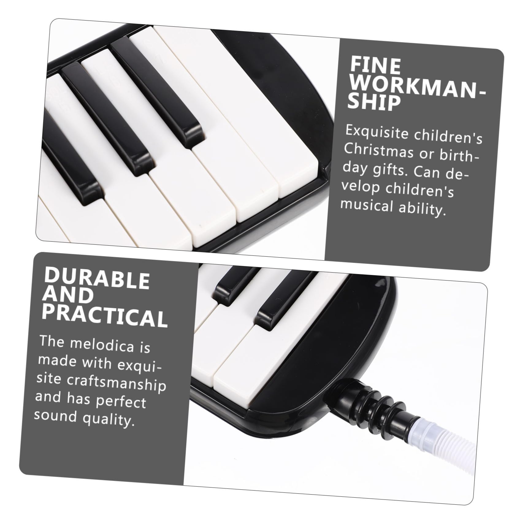 Melodica de Teclas para Adultos Instrumento Musical Portable para Principiantes y Desarrollo de Musicales