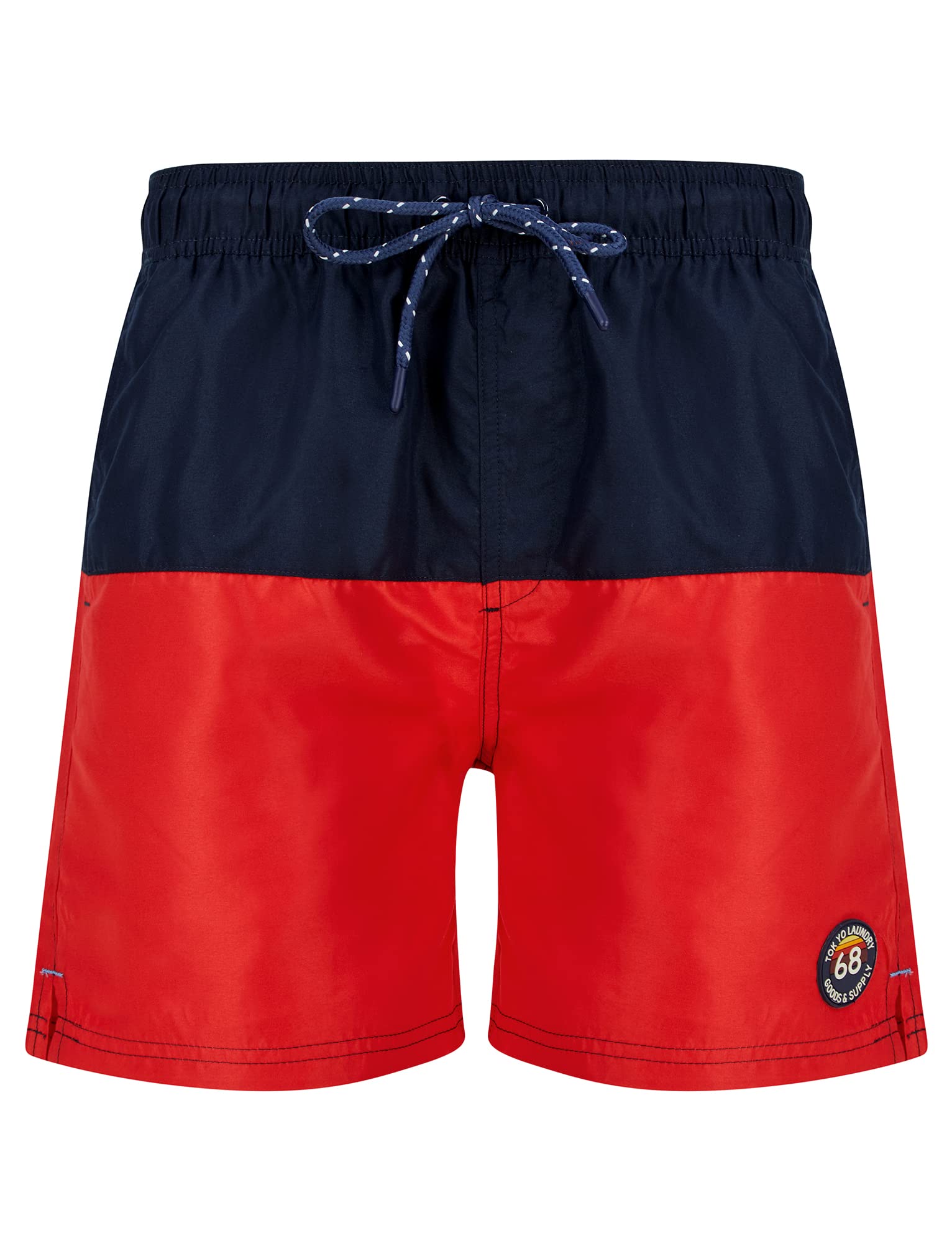 Tokyo Laundry Men's Chinese Red Townsend Quick Dry Micro-Fibre Swim Shorts