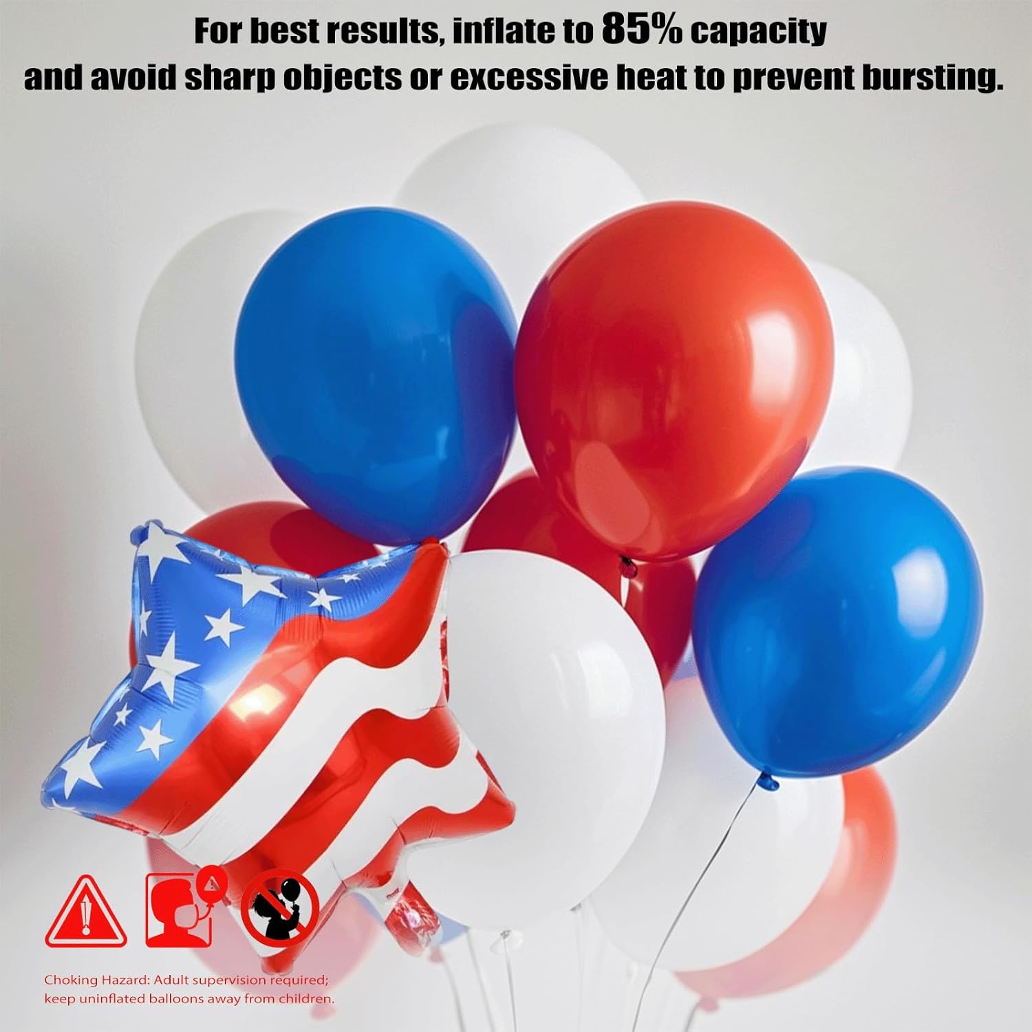 150PCS Red White Blue Balloon Arch Garland Kit – 4th of July Independence Day Decorations for Patriotic, Memorial Day, Veterans, Baseball Game, Nautical & Americana Party Decor