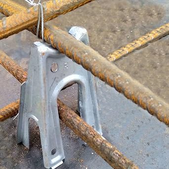 Metal Rebar Support Chairs,Heavy Duty Galvanized Rebar Chairs 2.7inch (50 Pack)