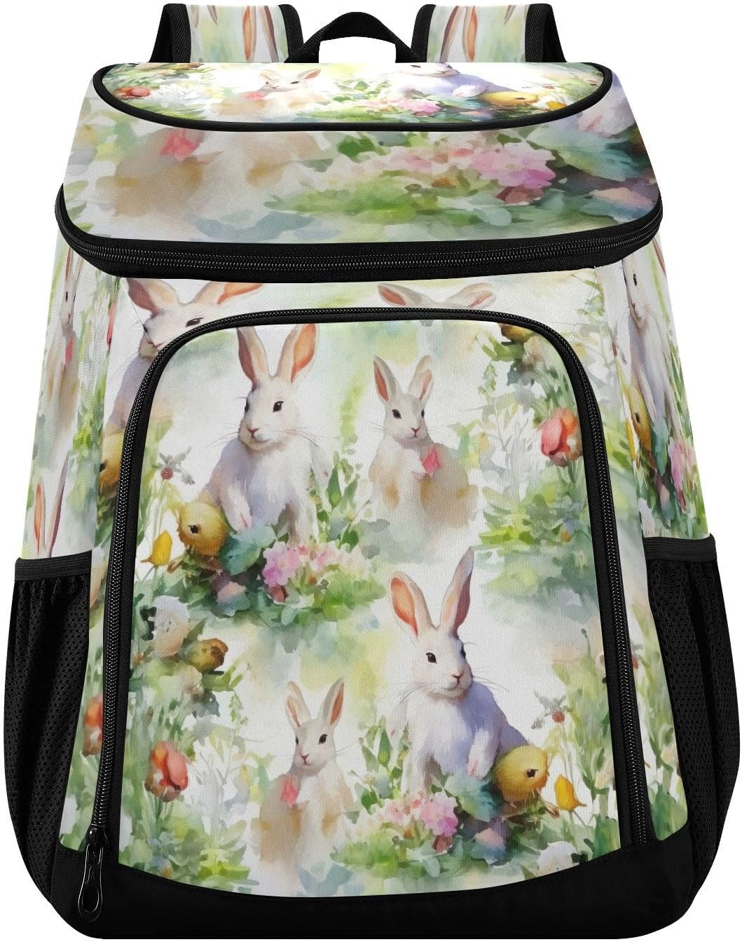 White Rabbits Cooler Backpack 36 Cans Leakproof Waterproof Backpack Cooler Bag Beach Accessories for Women and Men Travel Camping Fishing Backpack