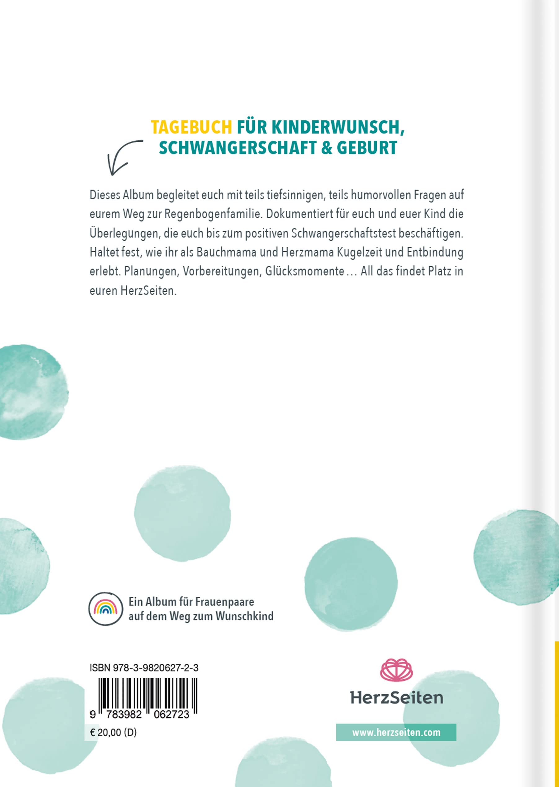 Wir zwei werden Mamas - Unser Weg zur Regenbogenfamilie: Tagebuch für Kinderwunsch, Schwangerschaft & Geburt