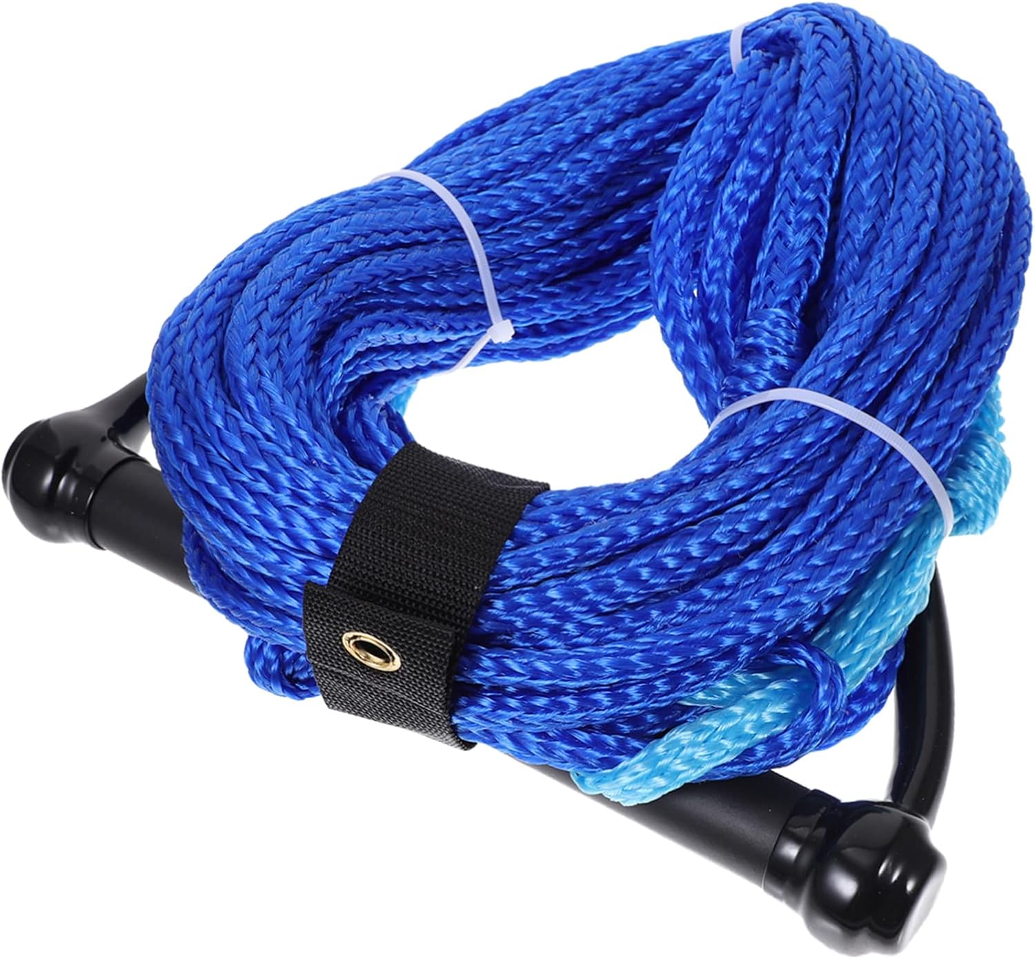 Sosoport Black Handle Water Ski Rope with Lightweight Grip Section Towable Rope for Wakeboard Kneeboard Boating Floating Handle for Watersports Random Color