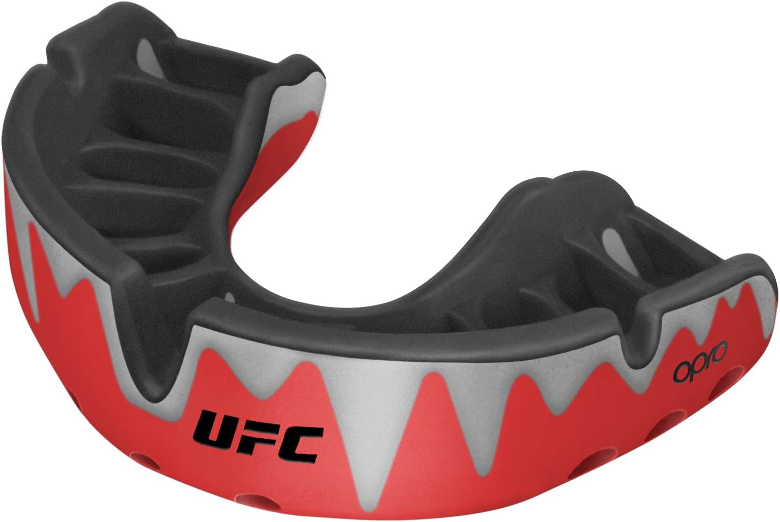 OPRO Platinum Elite Level Adult Sports Mouthguard with Case, Gum Shield for Boxing, Rugby, Hockey, Lacrosse, MMA, and Other Contact and Combat Sports (Ages 10+)