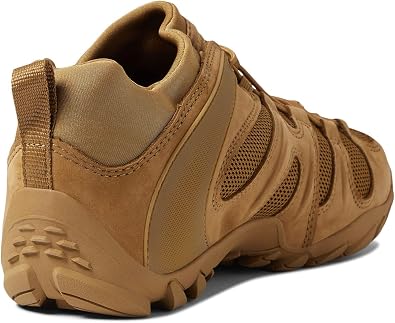 Merrell Men's Chameleon 8 Stretch Tactical Work Shoes, Waterproof Nubuck & Mesh Upper Ultra-Lightweight Hiking Combat Boots