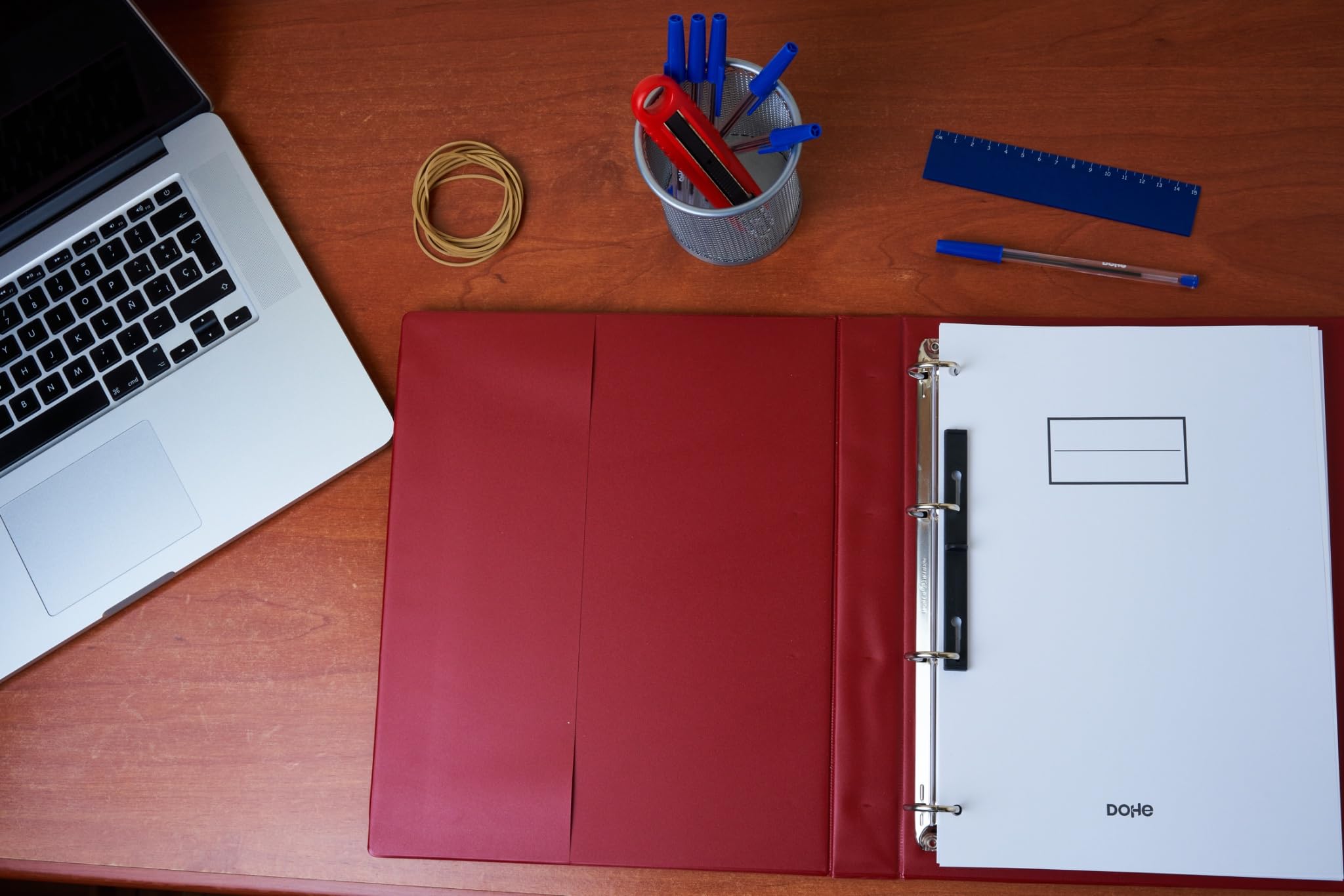 Image secondaire de Livre d'actes DOHE Bordeaux A4 100 Volets 4 Anneaux (25 mm)