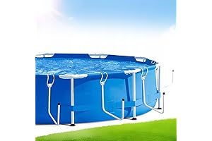4 Pack Solar Pool Cover Holder for Above Ground Pool - Adjustable...