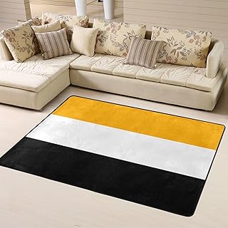 Flag of Cabinda Province Area Rug 4x6 Feet Rugs for Living Room Bedroom Soft Indoor Floor Rug Non-Slip Carpet