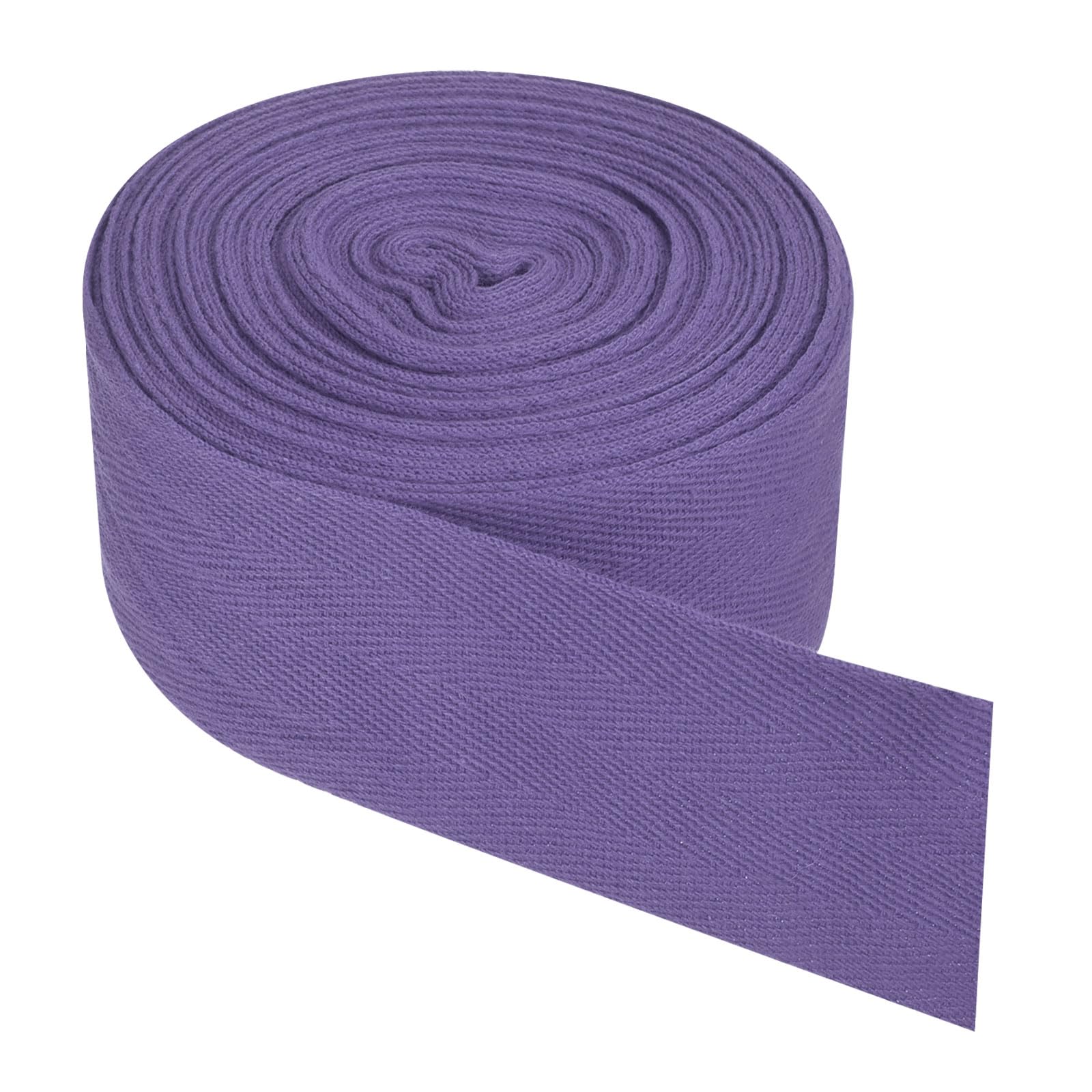 Ruban en coton sergé violet foncé pour couture bricolage artisanat de 5,1cm x 9,1m