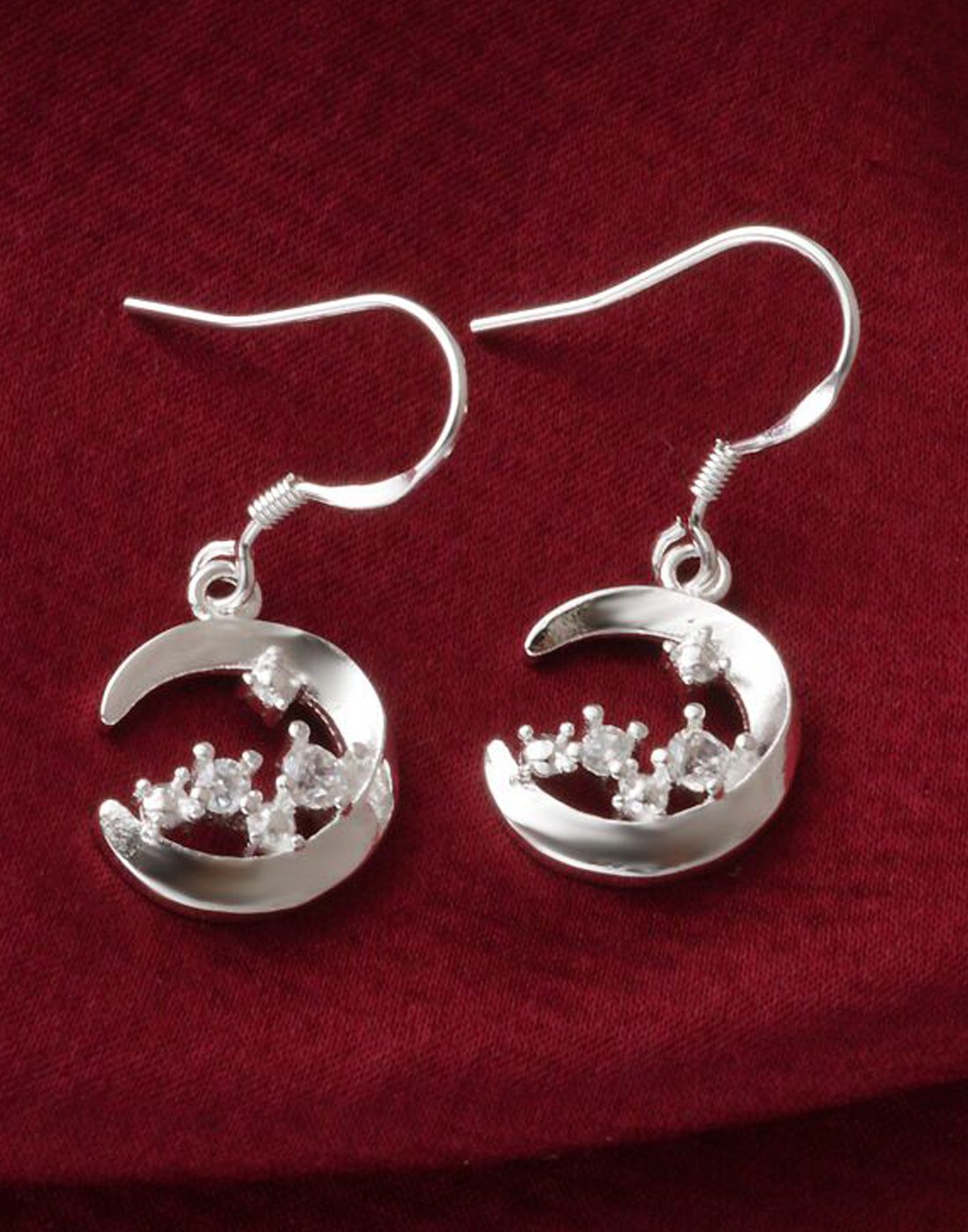 Sterling Plated Drop Earring - Hot &