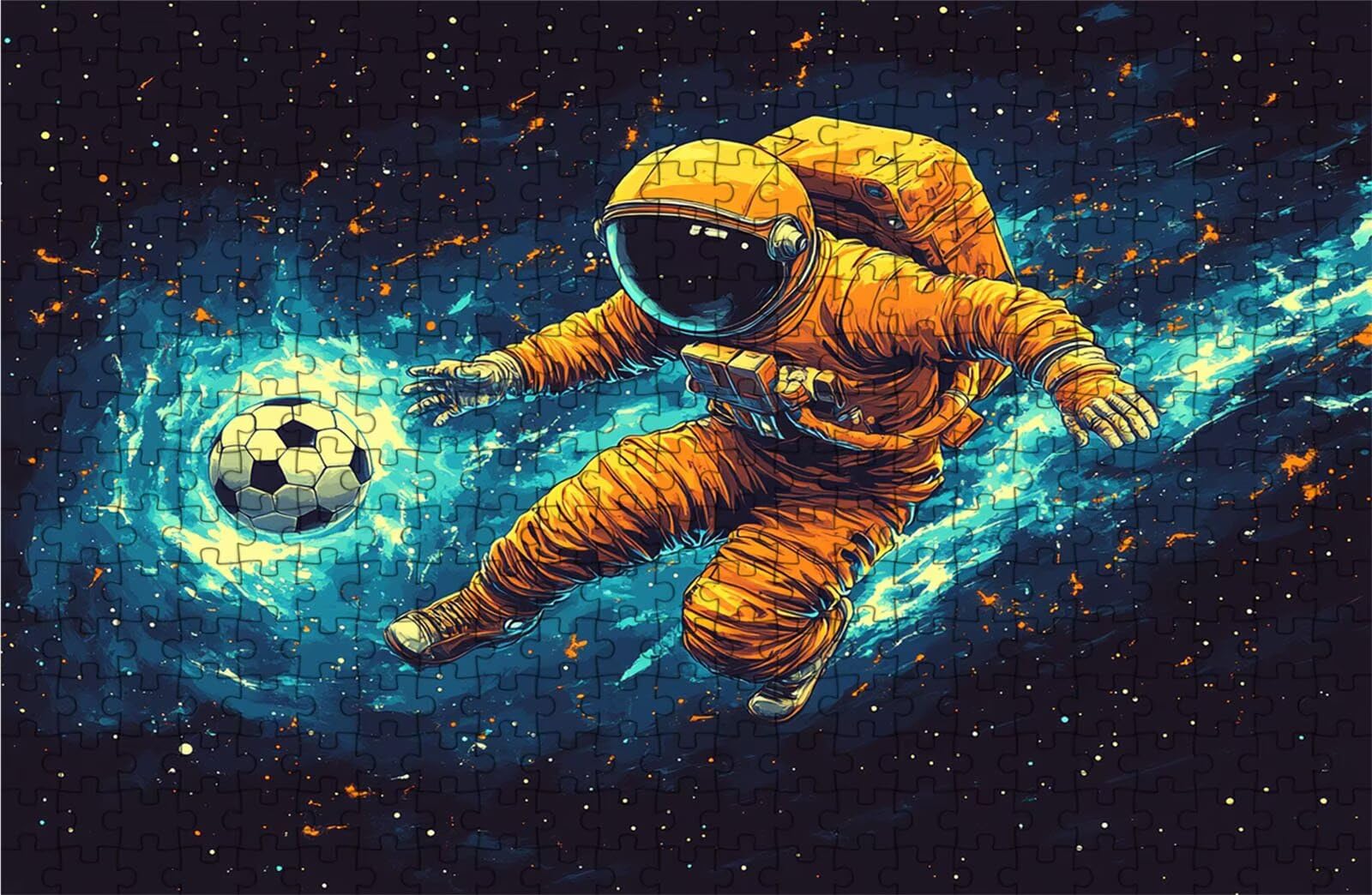 Puzzle 2000 Piezas FúTbol Americano, Puzzle 2000 Piezas Adulto Astronauta, Rompecabezas de Madera para Adultos 70 x 100cm, Puzzles para Toda la Familia Cuadros Decoracion Salon Modernos RXPT-1641