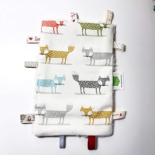 Colourful Fox Taggie Taggy by Calico Clouds