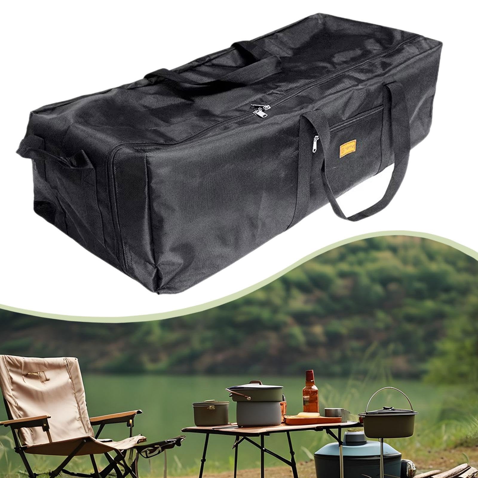 Duża torba podróżna, sprzęt kempingowy, torba do przechowywania, bagaż, torebka, składany stół, krzesło, torba do noszenia na świeżym powietrzu i 150 litrów