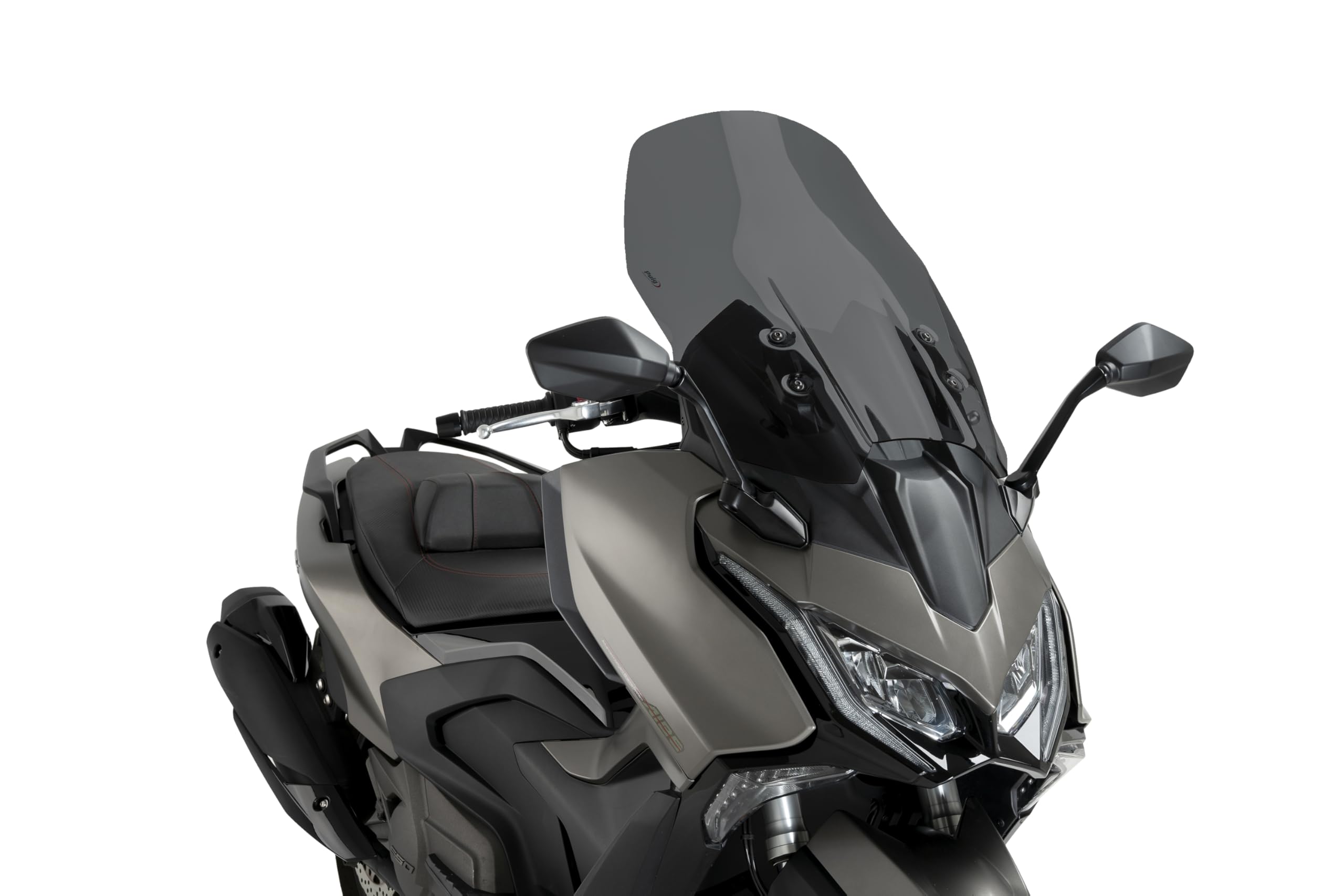 Puig 22049F V-Tech Line Touring Windshield– Aerodynamic Protection and Comfort for KYMCO AK550 PREMIUM 2024-2025, Dark smoked