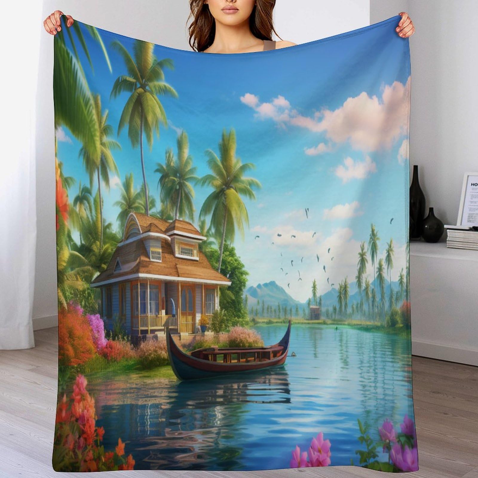 Couverture polaire Holiday Bay couverture de lit et canapé en flannel
