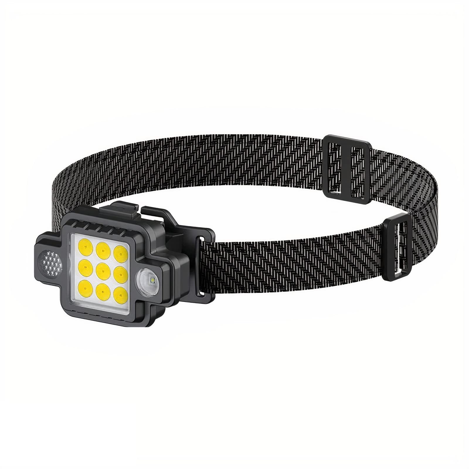 Linist Rechargeable Headlamp,Magnetic Base Clip Work Stream Light Headlight LED COB Flashlight Adjustable Lightweight Headlight for Camping Cycling Trekking (B0BR1G5RGW) Amazon Price History, Amazon Price Tracker