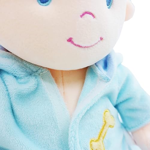 Miniatura 5 de June Garden Muñeca Sweet Dolly Brooks personalizada de 12 pulgadas  Peluche ultra suave para el nacimiento y más, con nombre, fecha o peso de