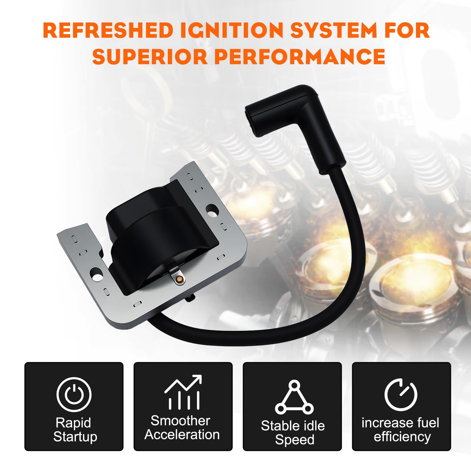 Amazon.com: HIPA 32 584 25-S Ignition Coil Magneto for Kohler