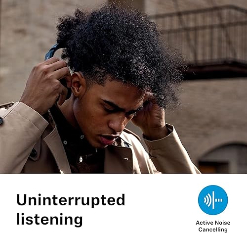 Miniatura 3 de Sennheiser Auriculares inalámbricos HD 450SE Bluetooth 5.0 negros con Alexa incorporada, cancelación activa de ruido, duración de la batería de 30