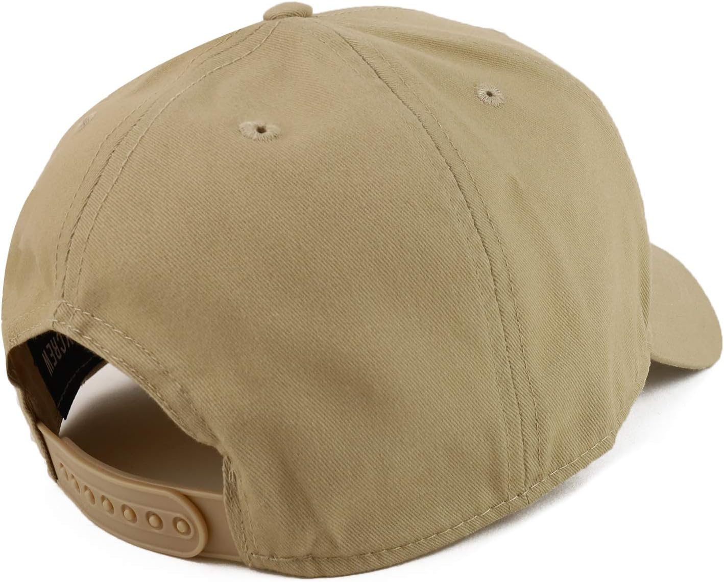 Armycrew XXL Oversize High Crown Adjustable Plain Solid Baseball Cap - Image 3