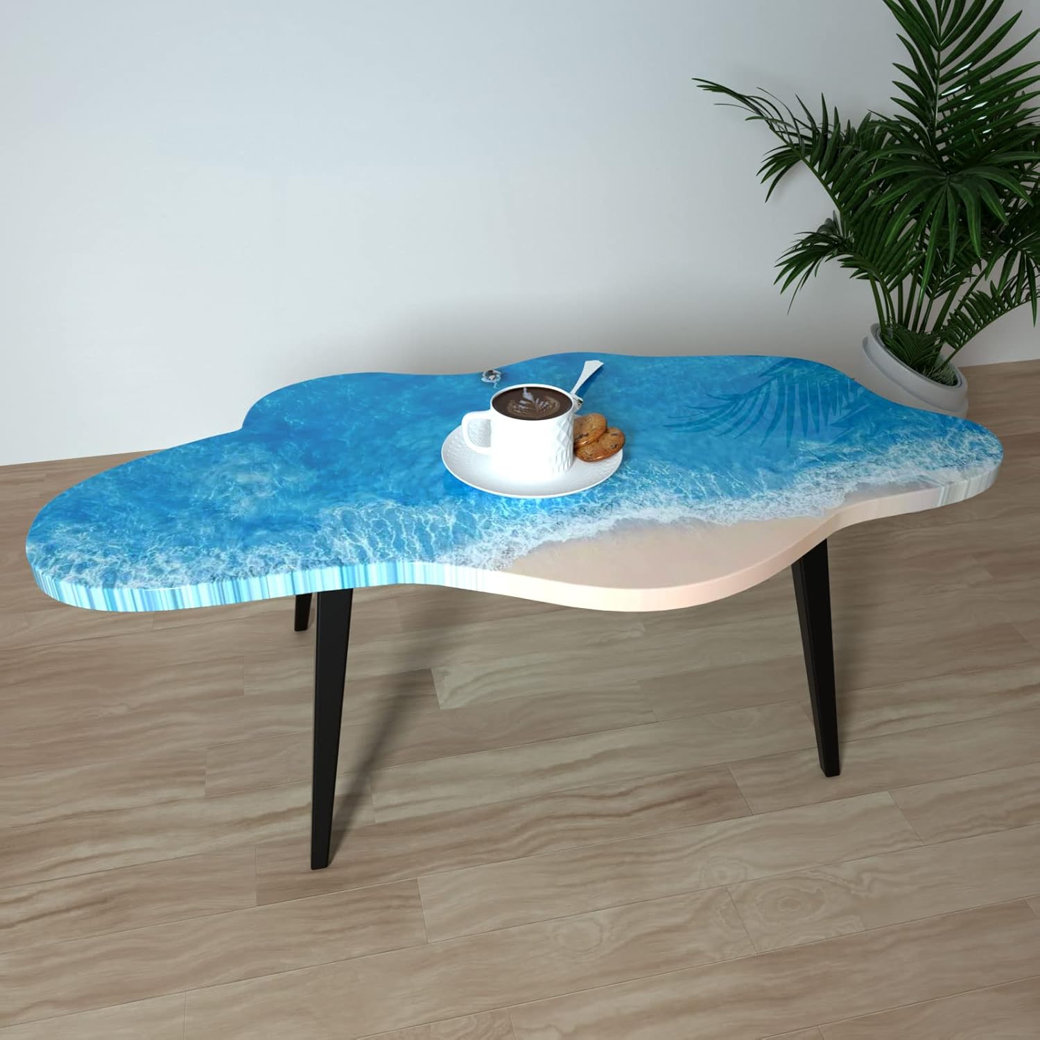 Large Resin Table Mold 24 inch Epoxy River Table Mold, Silicone Resin Tray Molds for River Table, Charcuterie Boards, Coffee Table, Desk Board, Cutting Board