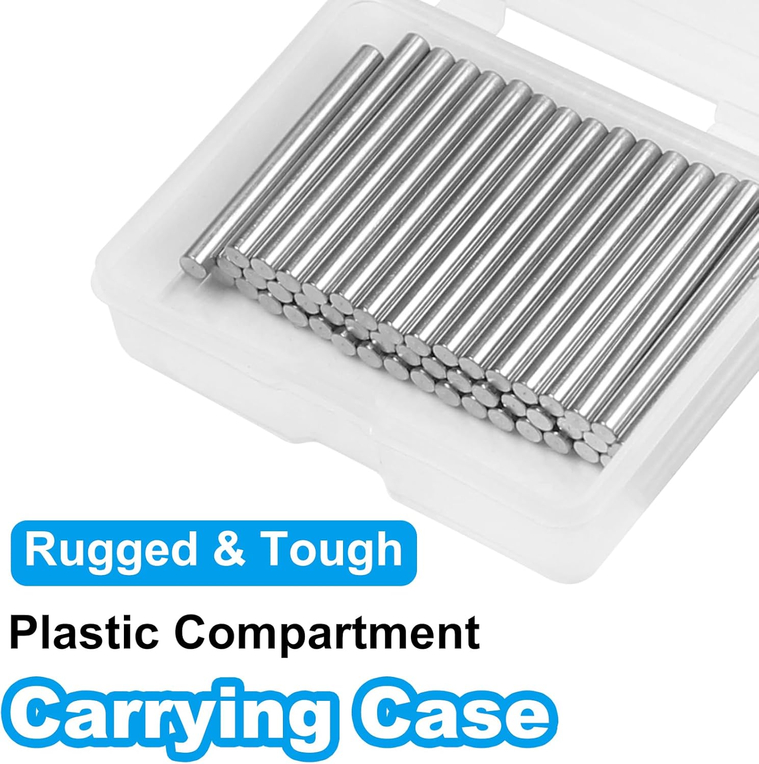 Yinpecly 50 Pcs 3mm x 30mm Shelves Dowel Pin,304 Stainless Steel Dowel Pin, Shelf Support Pegs Pin Metal Bookshelf Pegs Support for Cabinet Furniture Fixing Component Position