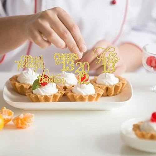 Miniatura 312 de Rsstarxi Paquete de 30 adornos para cupcakes de 15 cumpleaños con purpurina Mis Membrillo 15 desde 2010 Feliz 15º Cupcake Toppers Quince Cheers to