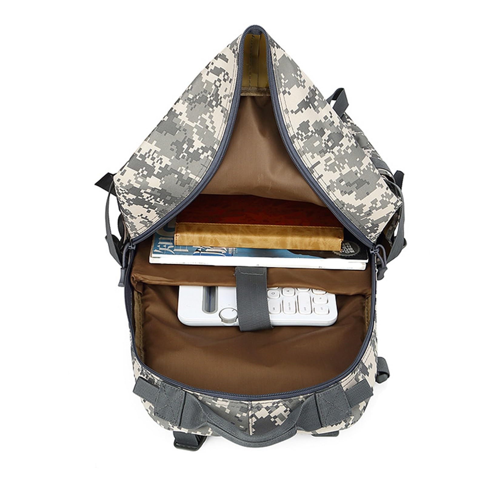 Taktyczny Plecak Szturmowy, Wojskowy Plecak Turystyczny 36-55l Outdoor Hiking Camping Wodoodporny, Oddychający Sportowy Szturmowy Bug Out, Do Wędrówek, Biwakowania, Siłowni, Polowania(E)