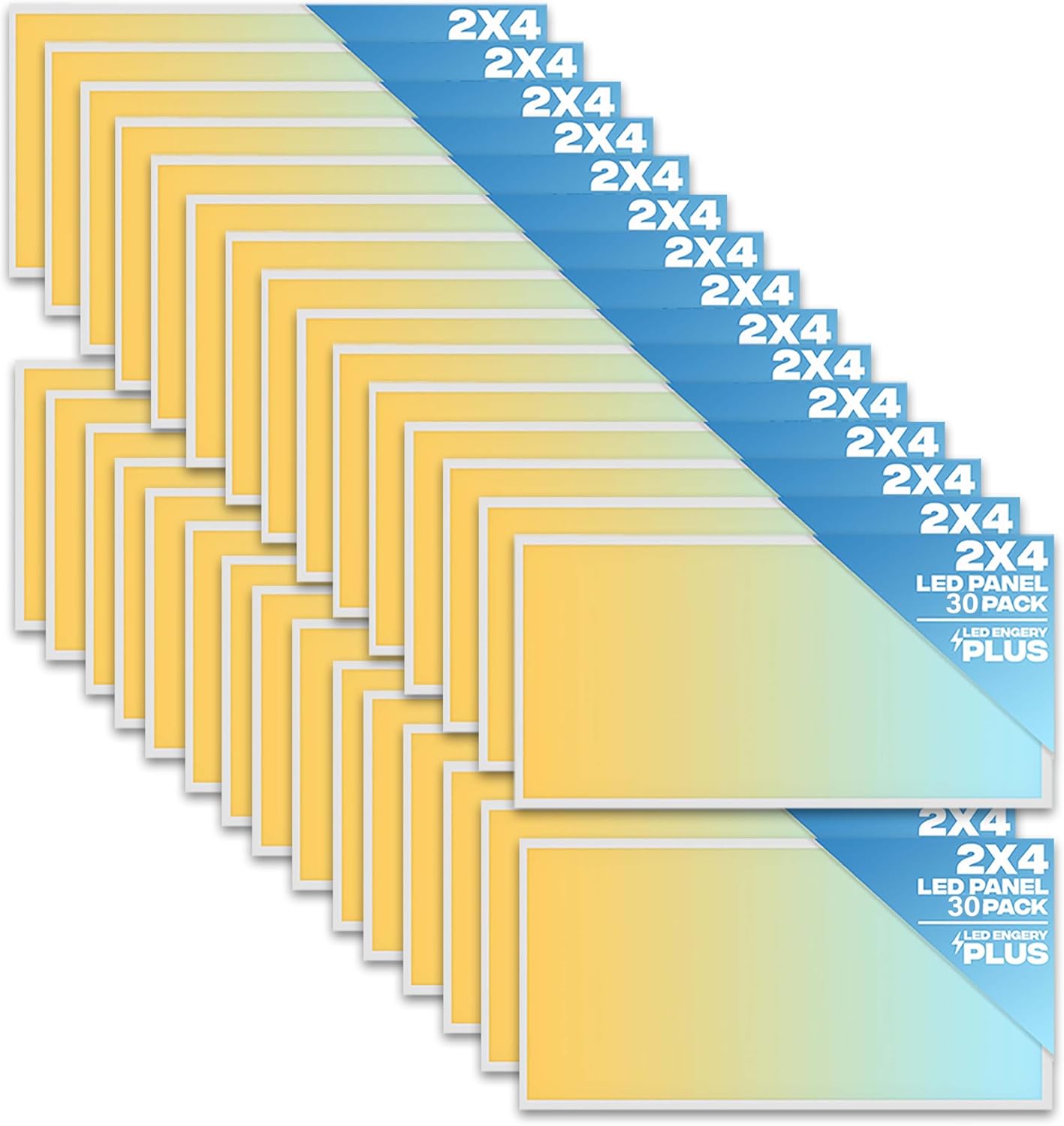2x4 ft LED light panel, 5 CCT, dimmable drop ceiling