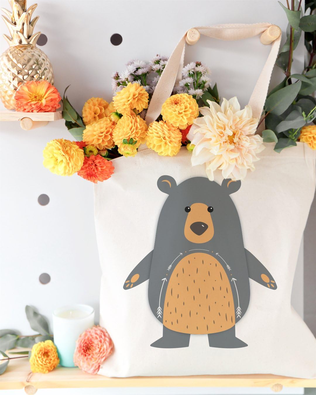 The Cotton & Canvas Co. Animal Tote and Handbag for Kids, Teens and Adults image 2