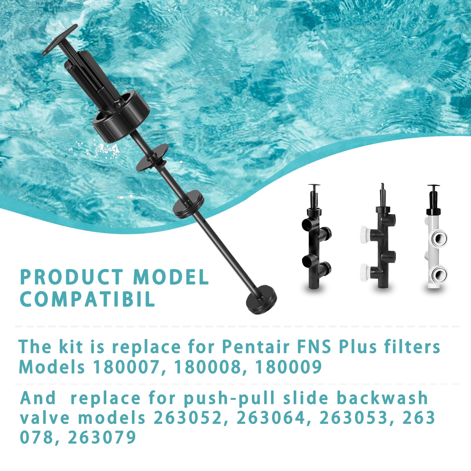 Kit de substituição de conjunto de eixo de pistão 263055