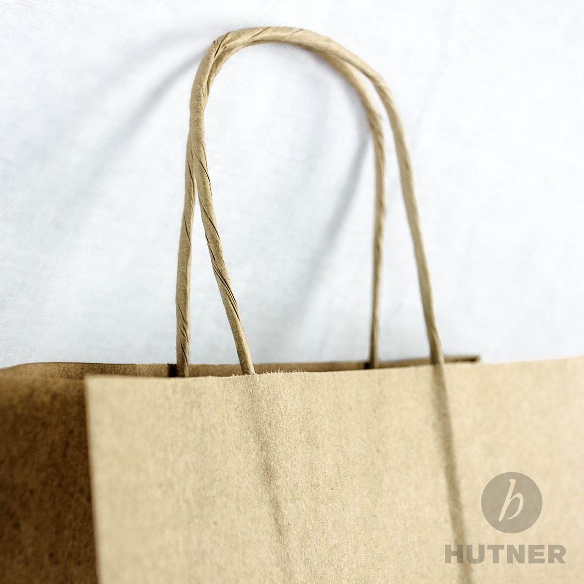 Papiertüten braun mit Kordel-Henkel I 150 Stk. 45+17x48cm I Papiertragetasche für Einzelhandel, Hochzeit, Geburtstag, TO-GO I Geschenktüten aus Kraftpapier I HUTNER
