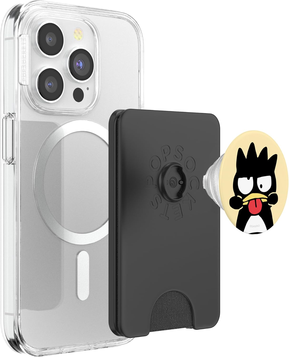 Badtz-Maru Silly Face PopSockets Stand for Smartphones and Tablets PopSockets PopWallet for MagSafe