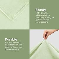 Vista 196 de Utopia Bedding - Manta de vellón de lujo, mullida, antiestática; manta de suave microfibra de 8.8 oz/yd² (300 g/m²) para cama; tamaño individual