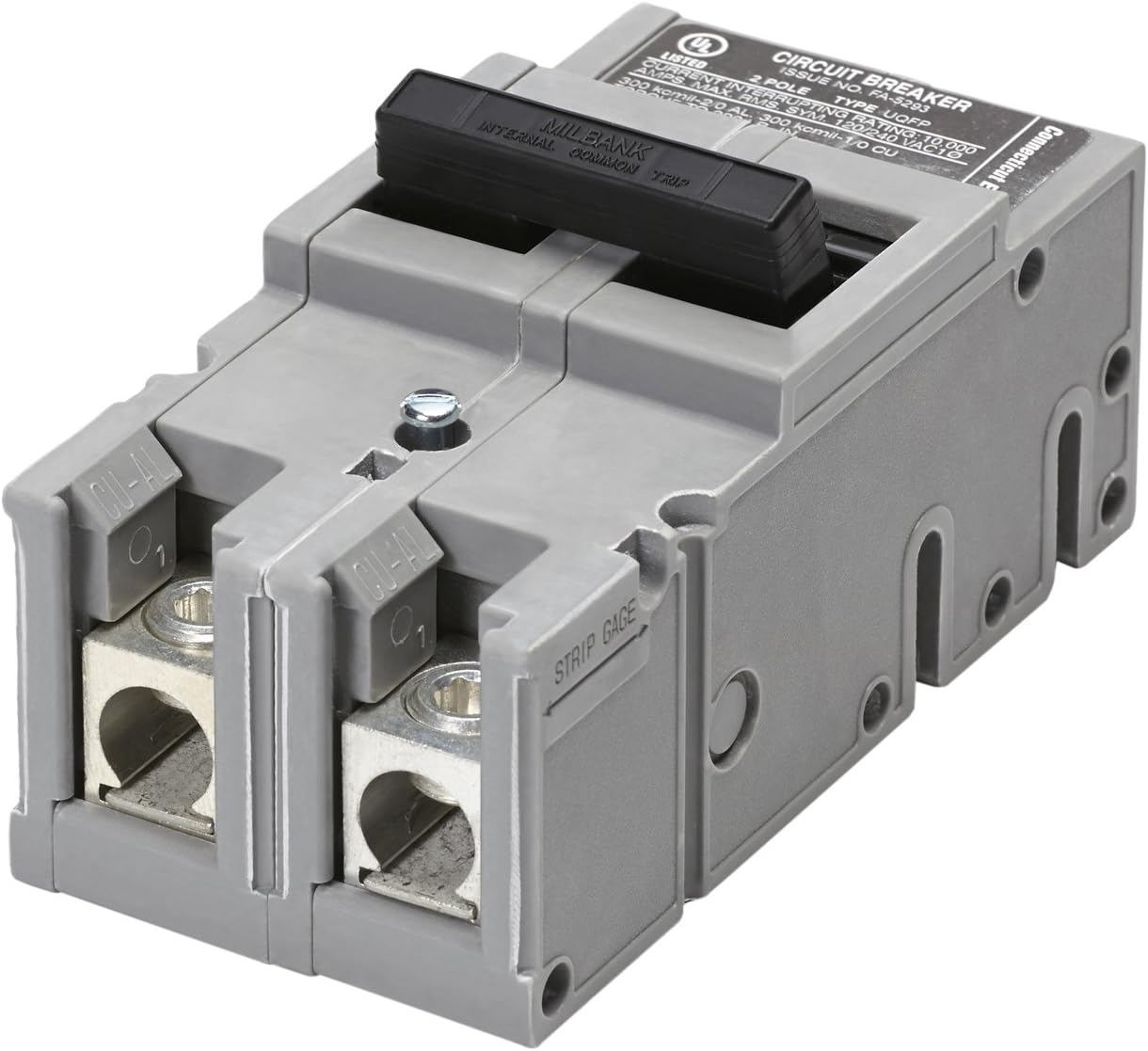 UBITBFP1252-New Zinsco QFP2125 Replacement. Two Pole 125 Amp Main Series Manufactured by Connecticut Electric.