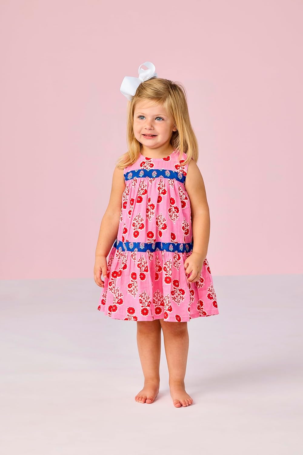 Mud Pie Baby-Girls Mud Pie Children's Mixed Print Dress - Image 3