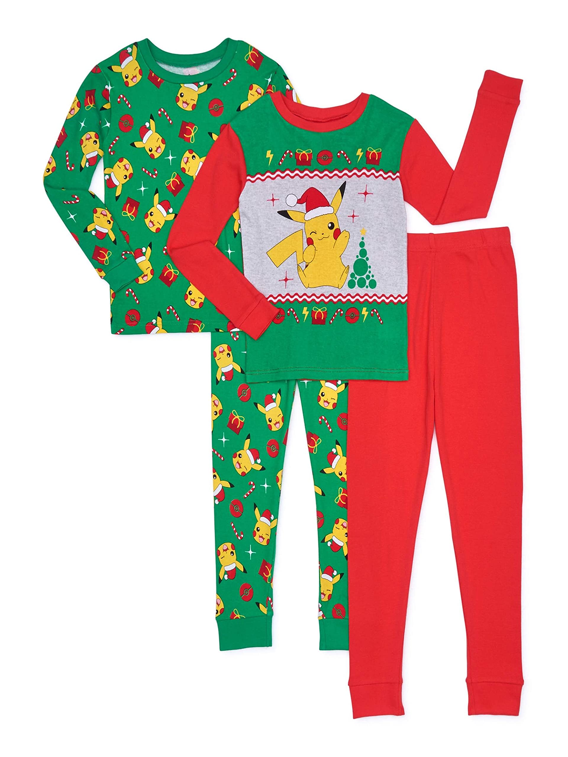 Boys' 6-Piece Snug-fit Cotton Pajamas Set