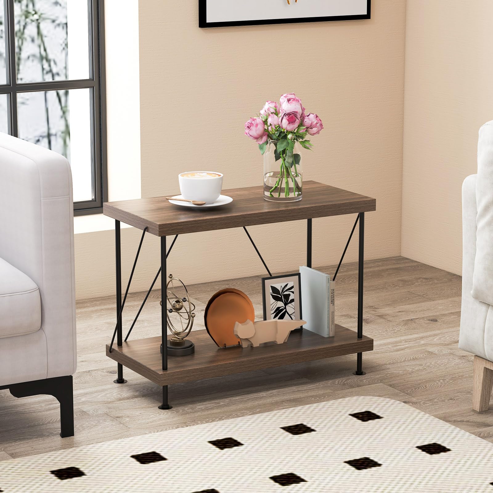 GIANTEX Tavolino da Comodino