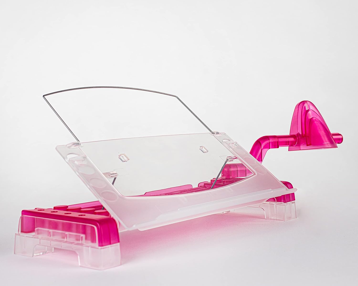 Vu Ryte Memoscape – Soporte ajustable para copias de documentos. Ponte en línea. Mata a tus dragones. Incluye brazo lateral, VUR 4000, rosa marroquí