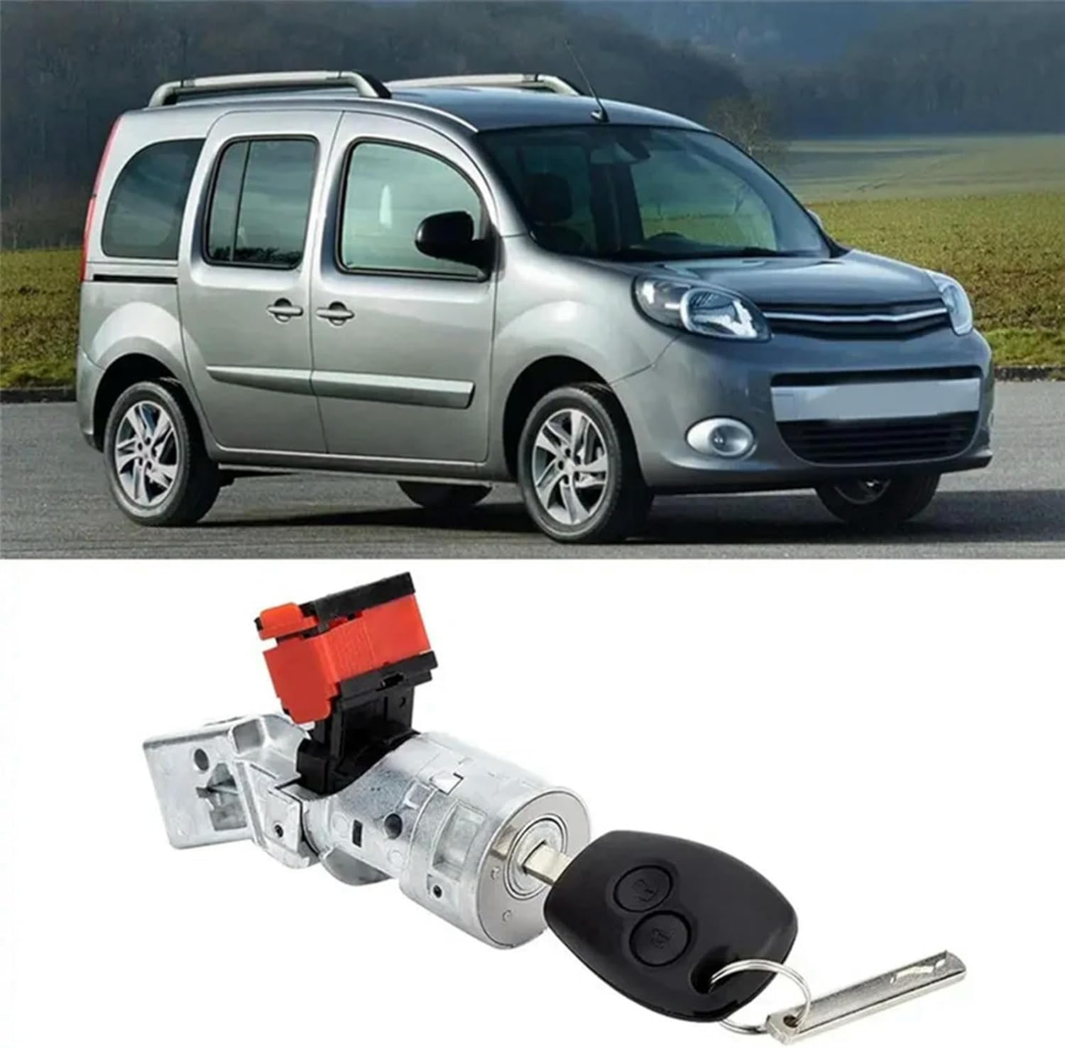 8200214168 806010030r 7701208408 Car Ignition Lock Barrel Starter Switch with Key Ignition Lock Cylinder for Renault Trafic Master Clio