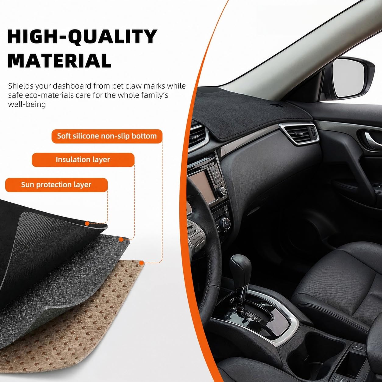 Armaturenbrettmatte für BMW 3 Series E46 1998-2005 LHD