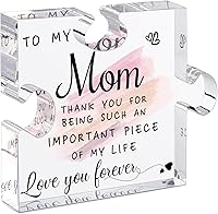 Vista 14 de Regalos para Tía de Sobrina - Placa Única de Pieza de Rompecabezas de Acrílico para Cumpleaños de Tía, Decoraciones de Escritorio, Regalo para Tía