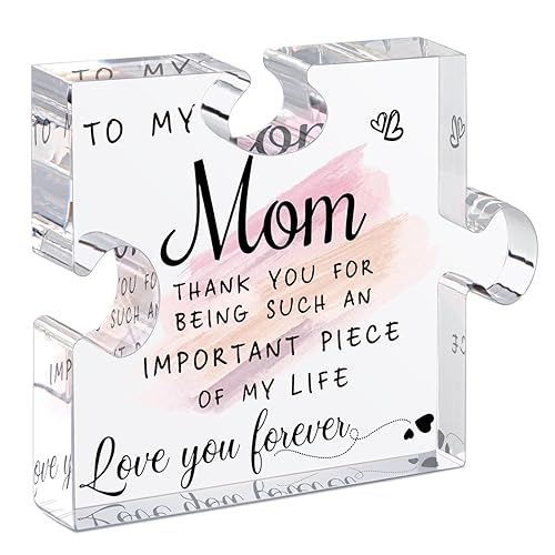 LukieJac Gifts for Mom from Daughter Son - Best Mom