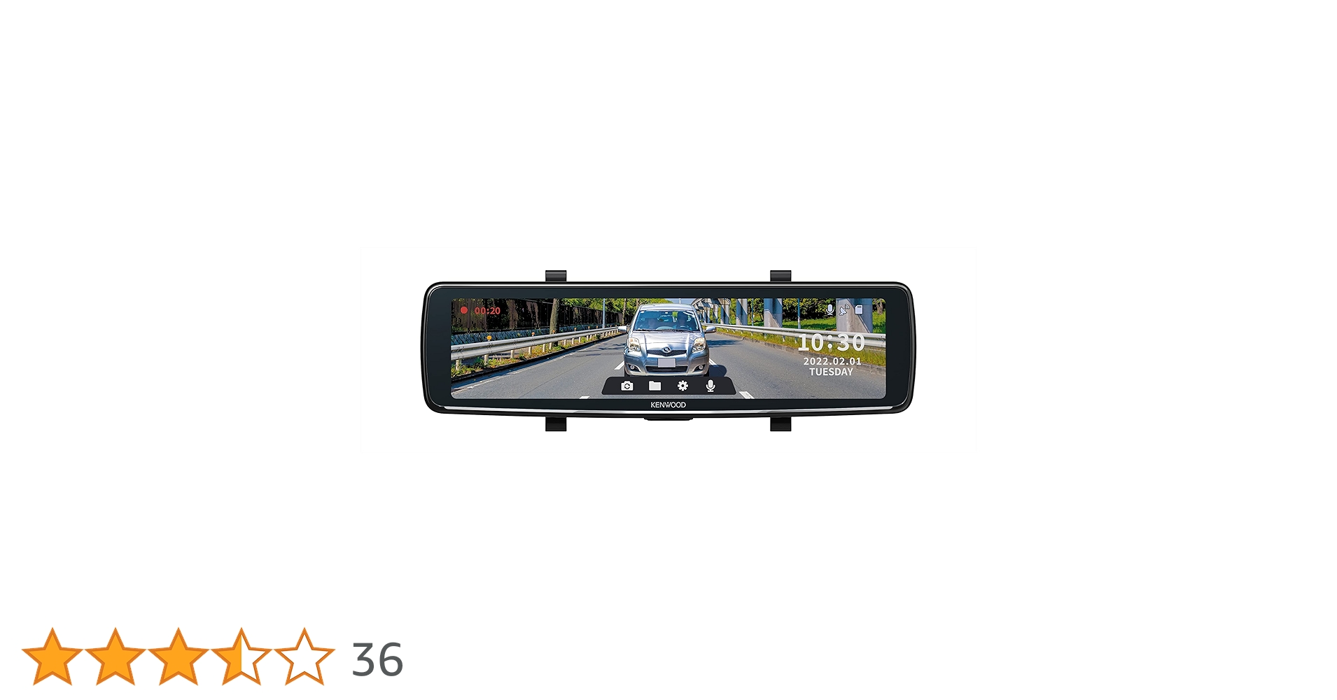 Amazon | ケンウッド ドライブレコーダー DRV-EMN5700 ミラー型
