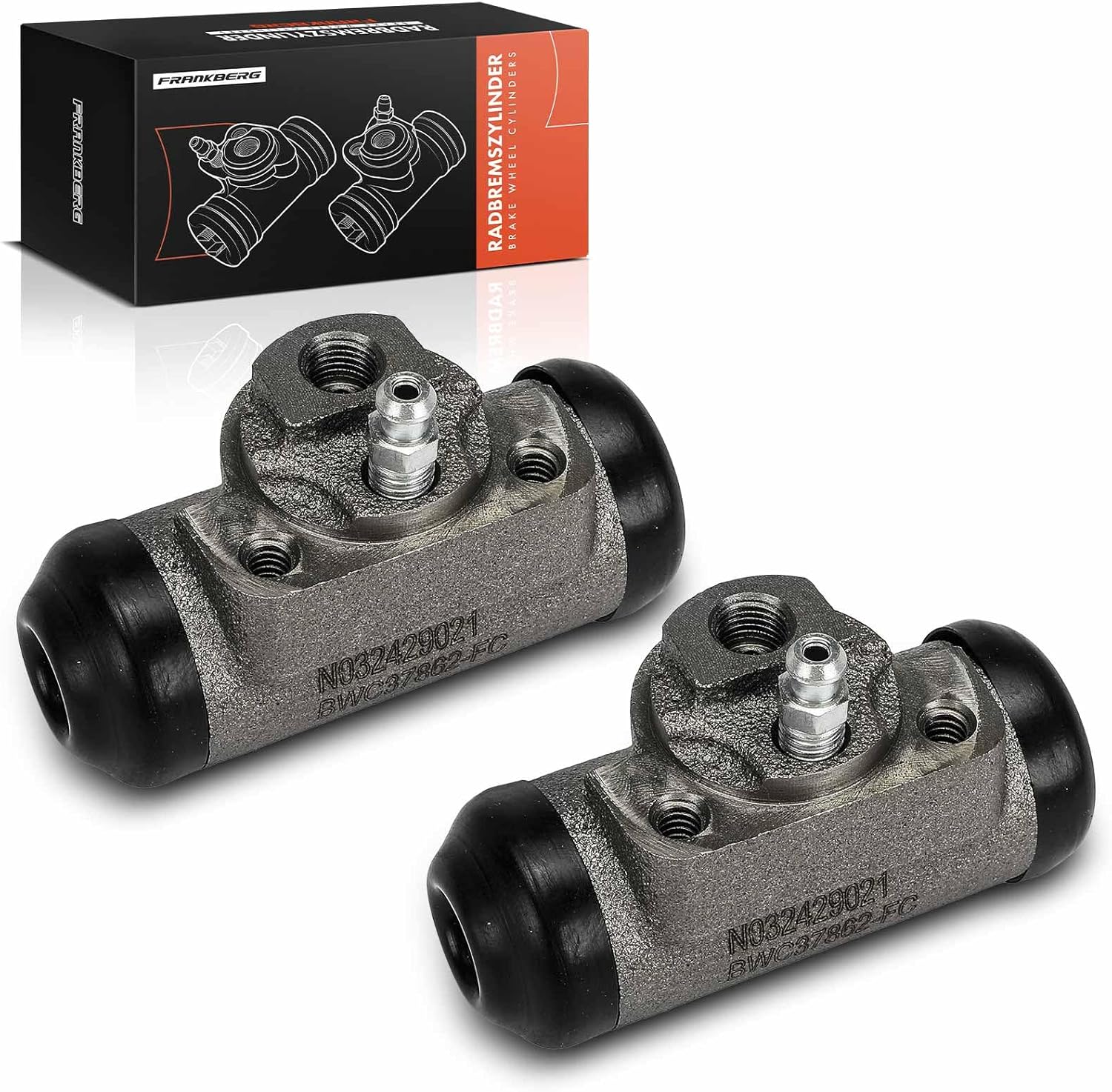 Frankberg 2 x Wheel Brake Cylinders Rear Axle Compatible with Cherokee XJ 2.1L-4.0L 1984-2001 Wrangler II TJ 2.4L-4.0L 1996-2007 Voyager II ES 2.5L-3.3L 1990-1995 Replace# 4423601