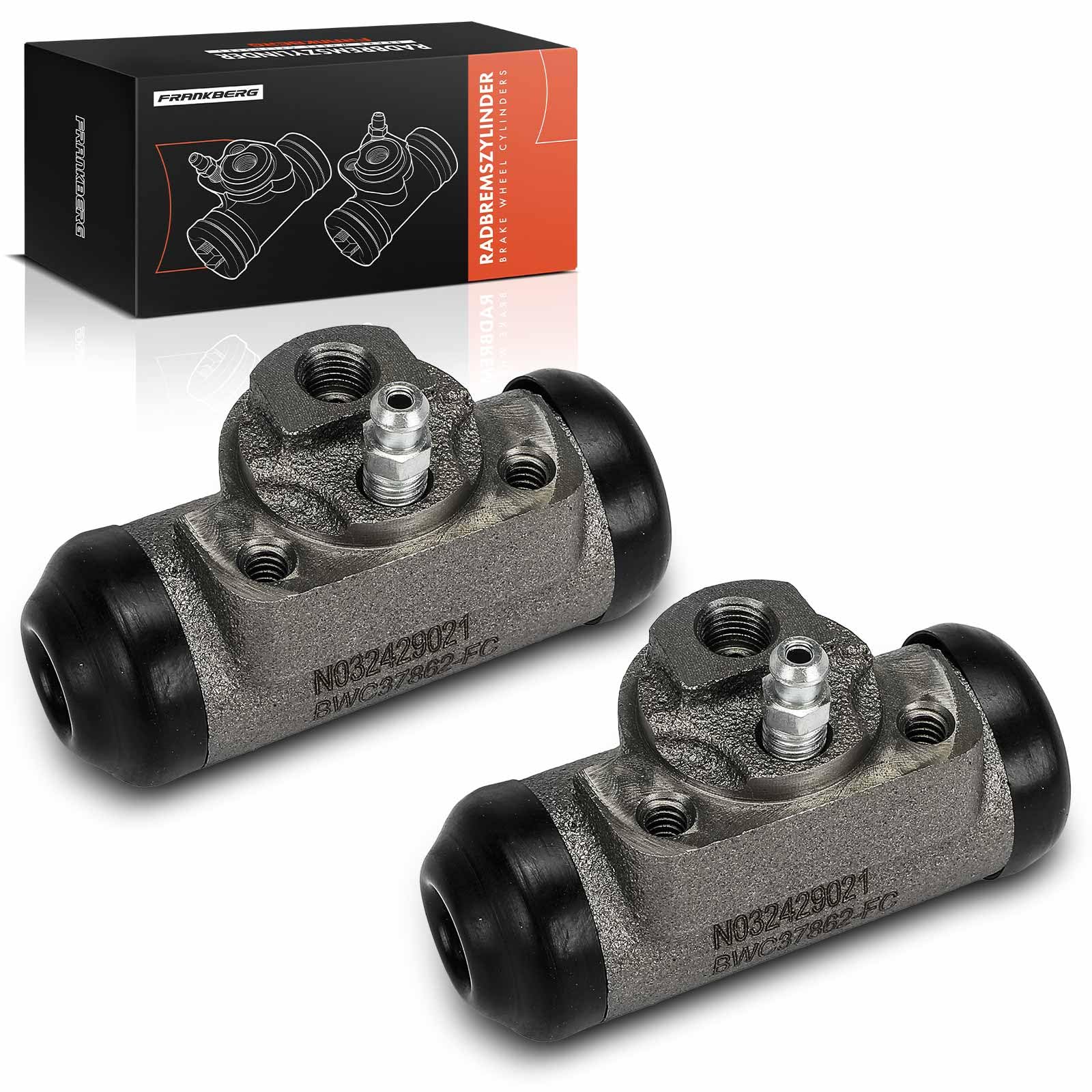 Frankberg 2x Cilindri freno ruota Posteriore sinistro destro Compatibile con Wrangler II TJ Cherokee XJ Voyager II ES Voyager I AS Wrangler I SJ YJ Replace# W37862